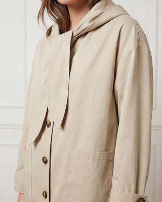 Eva Hooded Jacket 'Beige'