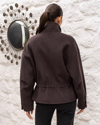 Batiste Wool Premium Jacket 'Dark Brown'
