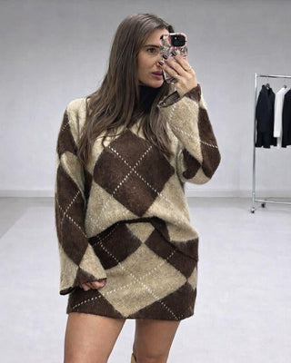 Bennet Mohair Set 'Brown & Taupe