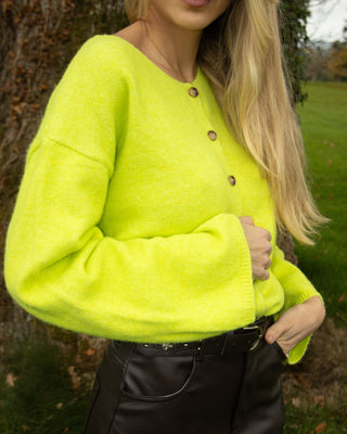 Apple Cardigan 'Neon'