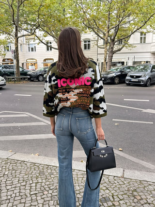 Iconic Wool Knit Jumper 'Camouflage'