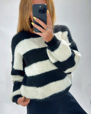 Deny Stripe 'Black / Cream'