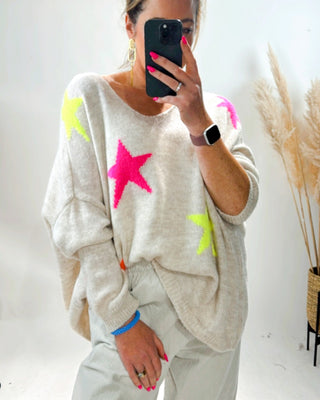 Etoile Stars Mohair Knit Jumper 'Oatmeal'