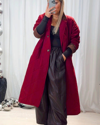 Carol Padded Coat 'Burgundy'