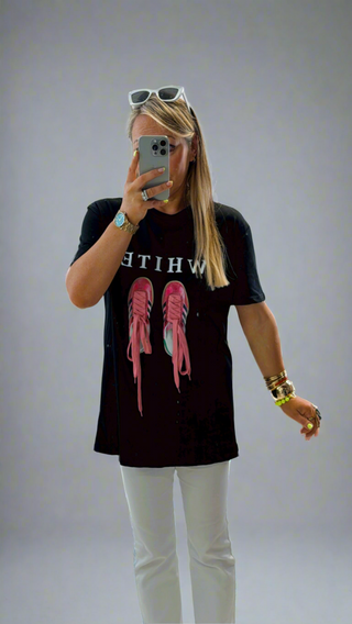 Trainer Lace T-Shirt ‘Black’
