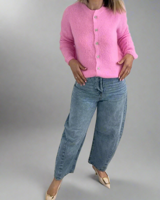 Knit Jordan Cardigan ‘Soft Pink’