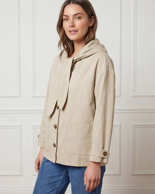 Eva Hooded Jacket 'Beige'