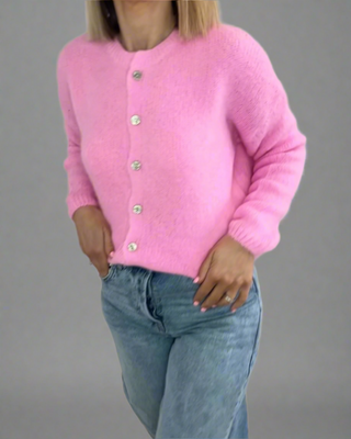Knit Jordan Cardigan ‘Soft Pink’
