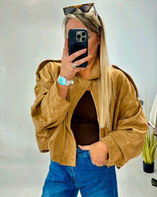 Fyra Suedette Jacket 'Tan' '