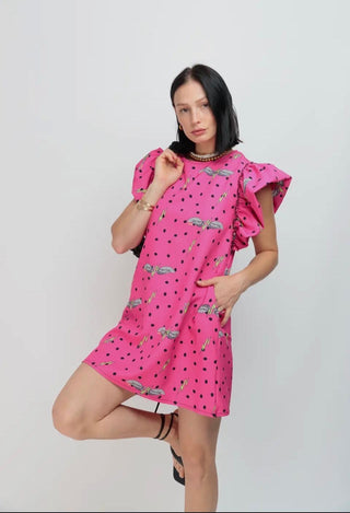 Mandy Short Shift Dress ‘Pink’