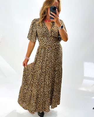 Faith Dress 'Leopard Print'