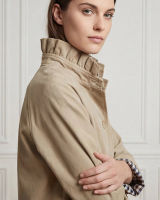 Lisa Cropped Trench 'Beige'