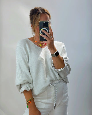 Ashford V Neck Knitted Sweatshirt