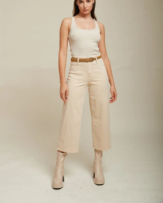 Faye cropped jean ‘Beige’