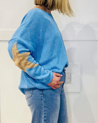 Stella Knit Jumper ‘Baby Blue’