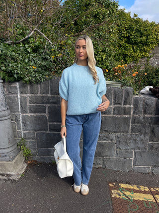 Cici Mini Knit Jumper 'Baby Blue'