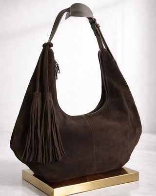 Cora Suedette Handbag 'Brown'