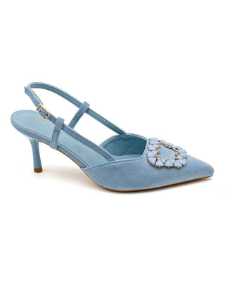 Cleo Heels 'Powder Blue'
