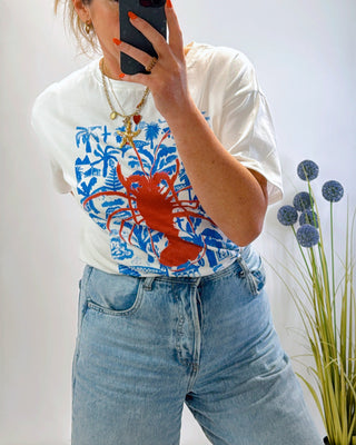 Lobster T-Shirt "White"