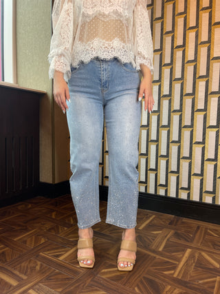 Genna Classic Denim Jeans Balloon Fit ‘Blue Diamond’