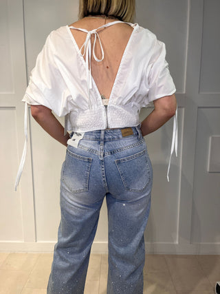 Rachelle Daisy Top ‘White’