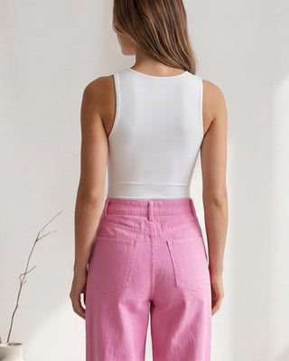Tulip Balloon Leg Trousers 'Pink'