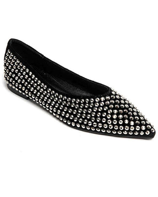Velvet Diamante Pumps 'Black'