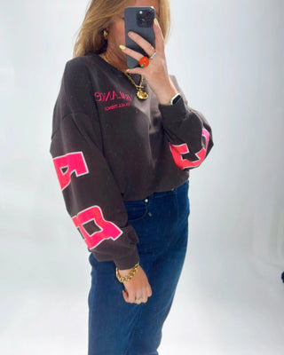 Nikki Balance Sweatshirt 'Dark Brown'