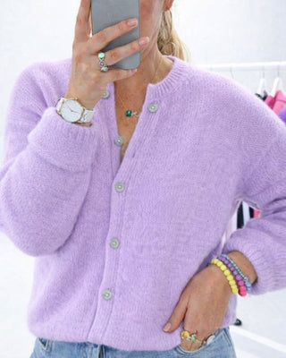 Knit Jordan Cardigan ‘Lilac’ (Code: JORDAN99 - 2 Colours for €99)