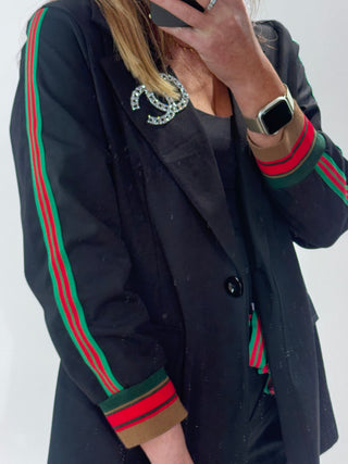 Chloe Blazer & Trousers Suit 'Black'