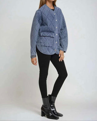 Ellis Light Padded Coat ‘Denim Blue’