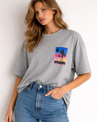 Miami Oversized T-Shirt 'Grey'