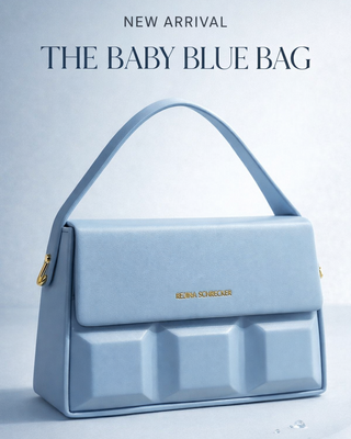The Gem Handbag 'Baby Blue'