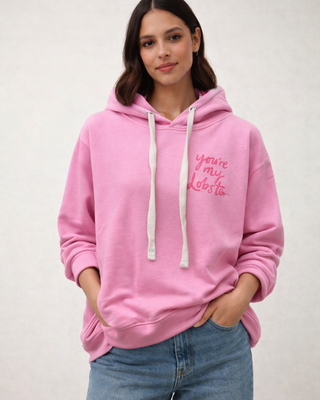 Lobster Hooded Sweatshirt 'Pink' NEW COLLECTION