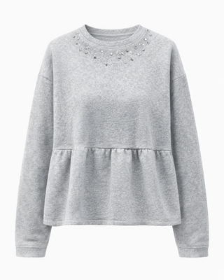 Kay Embellished Sweatshirt 'Grey'