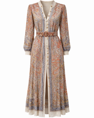 Zimmar Long Dress 'Multicoloured'