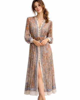 Zimmar Long Dress 'Multicoloured'