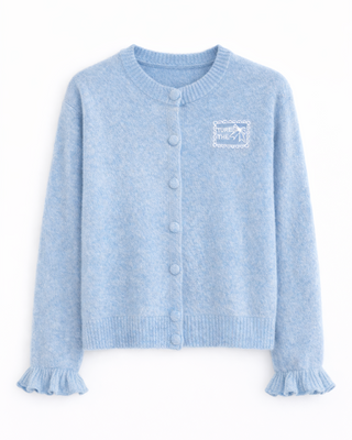 Lilly Wool Cardigan 'Baby Blue'