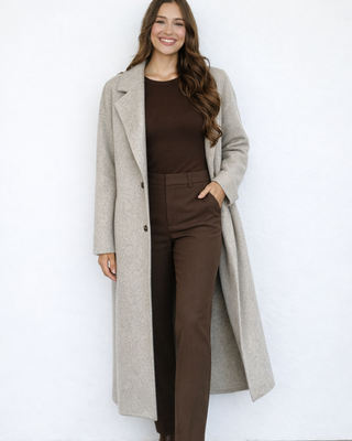 Clare Wool Coat 'Cream'