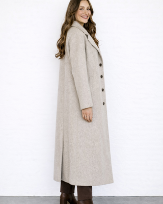 Clare Wool Coat 'Cream'