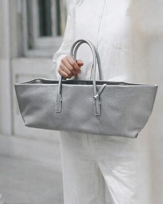 Moda Faux Leather Bag 'Silver'