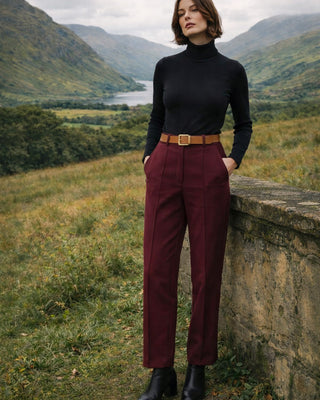 Cora Trousers 'Burgundy'