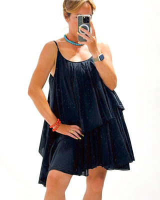 Dallas Tiered Dress 'Black'