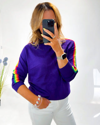 Iris Knit Jumper 'Purple'