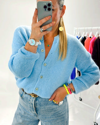 Knit Jordan Cardigan ‘Baby Blue’
