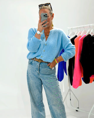 Knit Jordan Cardigan ‘Baby Blue’