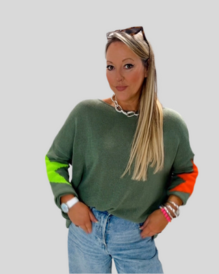 Stella Knit Jumper 'Khaki'
