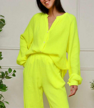 Henrietta shirt 'neon yellow'
