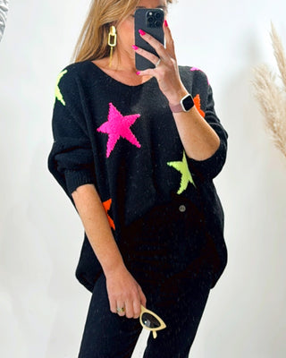 Etoile Stars Mohair Knit Jumper 'Black'
