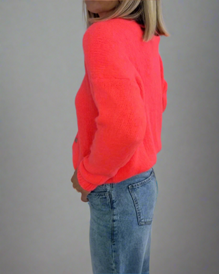 Knit Jordan Cardigan ‘Orange’